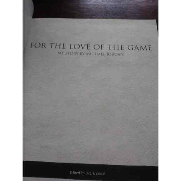 For the Love of the Game My Story by Michael Jordan Hardcover Book Photobook - Picture 5 of 10